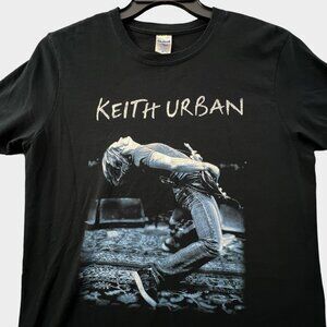 Keith Urban 2011 Get Closer Tour T Shirt Mens Medium Black Graphic Band Tee